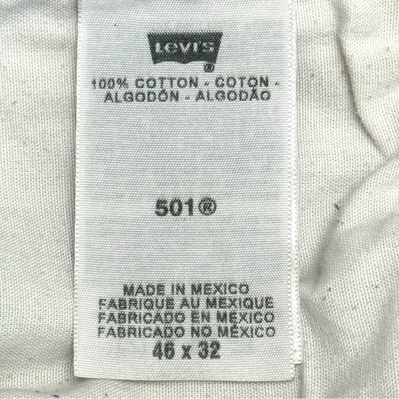 Men’s Gray 501 Button Fly Levi’s Jeans extended size - Picture 5 of 15